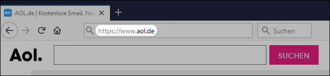 AOL-Startseite