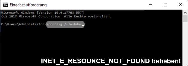 INET_E_RESOURCE_NOT_FOUND Lösung