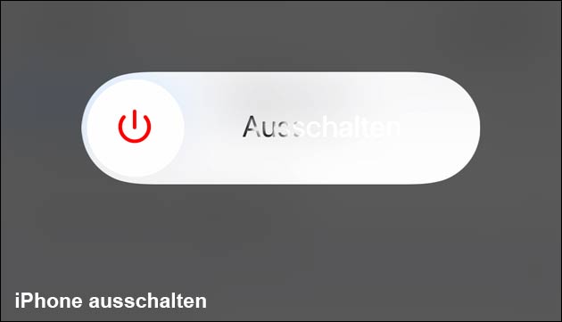 iPhone 11 ausschalten