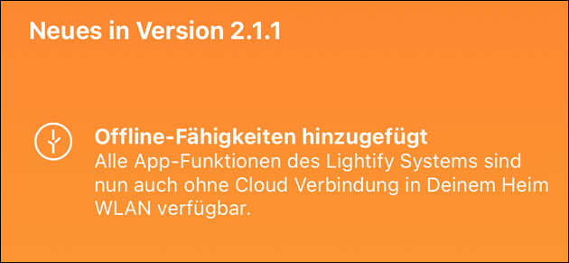 Osram Lightify Update