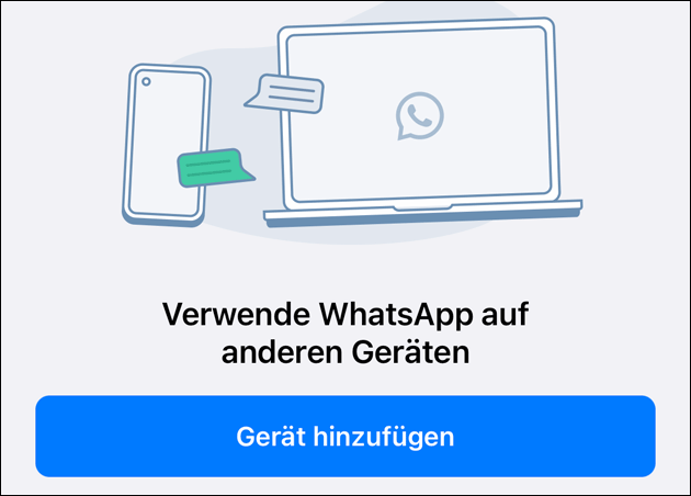 WhatsApp mit iPad verbinden