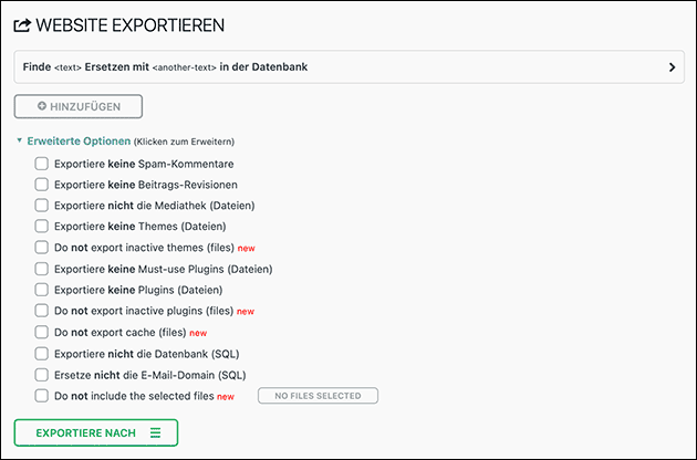 WP Migration Plugin