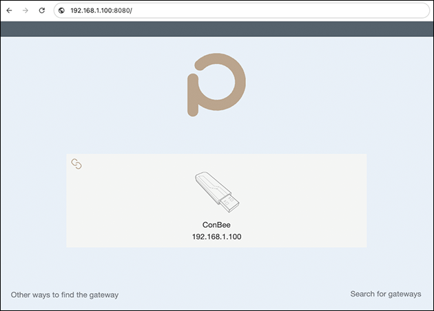 deCONZ: Phoscon Software IP + Port
