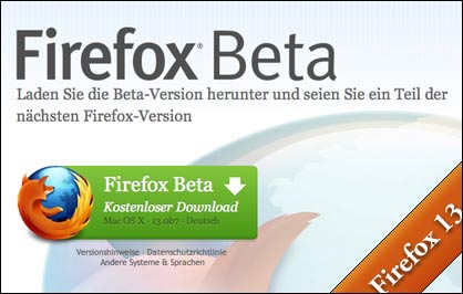 Firefox 13