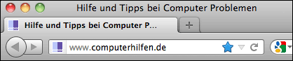 Firefox URL Leiste