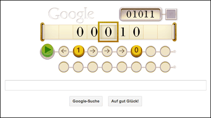 Google Doodle für Alan Turing