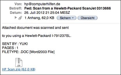 HP Scanjet Virus