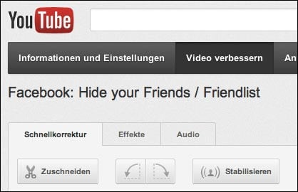 YouTube macht Gesichter unkenntlich