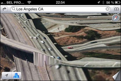 iOS 6: Apple Maps Los Angeles