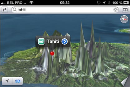 Apple Maps: Tahiti