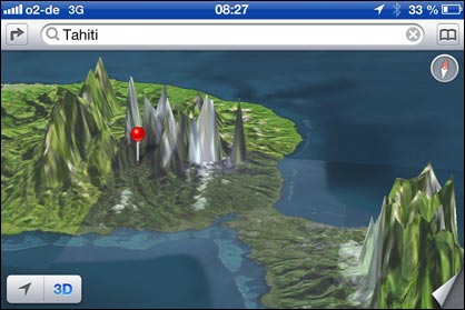 Apple Maps: Tahiti