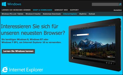 Internet Explorer 10 Internet Explorer 10