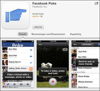 Facebook Poke App