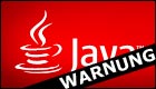Java Warnung