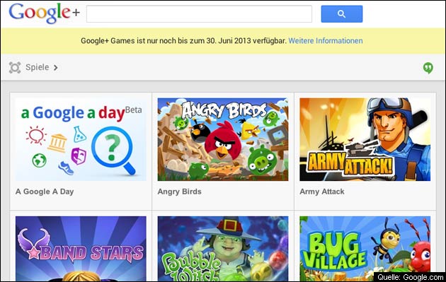 Google+ Games