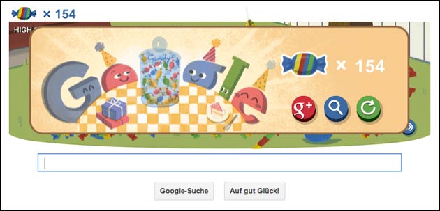 Google Doodle Highscore