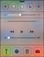 iOS 7: iPhone Kontrollzentrum