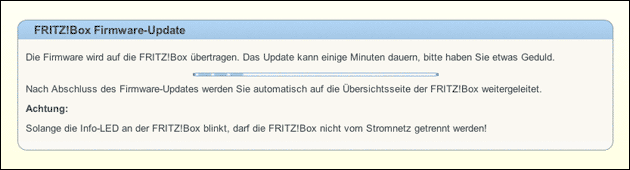 Fritz!box Firmware Update