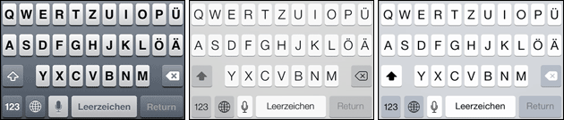 iOS Tastatur