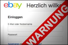 Ebay: Hacker Warnung