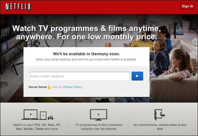 Netflix in Deutschland