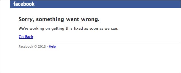 Wieso kann ich Facebook nicht aktualisieren?