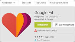 Google Fit App ab heute!