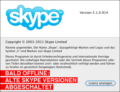 Skype wird abgeschaltet