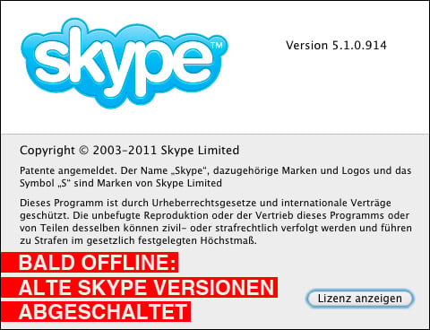 Skype wird abgeschaltet