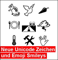 Unicode 7: Neue Emoji Zeichen