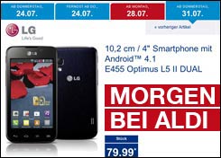 Morgen bei ALDI: LG Optimus