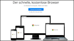 Google Chrome wird Testsieger
