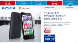 Bei Aldi: Nokia Lumia 630