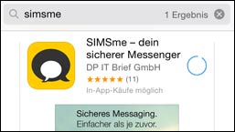 SIMSme Messenger von der Post