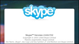 Skype unter Mac OS X