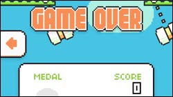 Swing Copters: Game Over