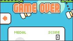 Swing Copters: Game Over