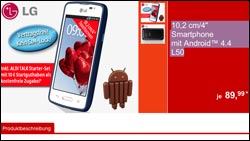 Bei Aldi: Android-Handy im Angebot - LG L50 für 89,99!