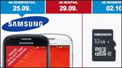 Aldi: Samsung Galaxy Handy + passende microSD Karte!