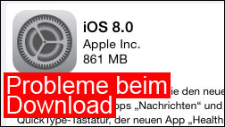 iOS 8.0.1 Update: Lieber warten!
