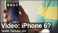 Erstes iPhone 6 Video!