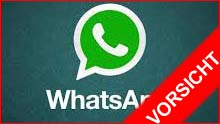 Vorsicht bei WhatsApp: Abo PopUp