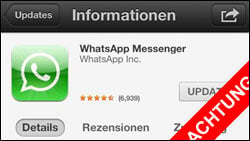 WhatsApp Update: Vorsicht vor dem falschen Klick!
