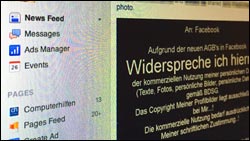 Widerspruch: Facebook ändert seine AGB!