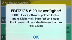 Fritzbox Update: FritzOS 6.20
