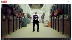 Gangnam Style auf YouTube!