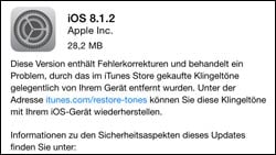 iOS 8.1.2 Update