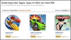 Gratis Apps: Im Amazon App-Store!