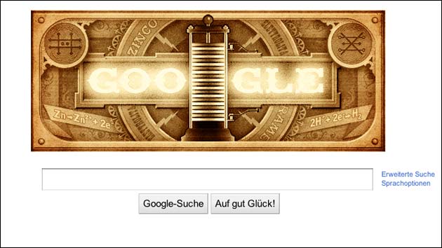 Alessandro Volta: Darum ändert Google heute sein Logo!
