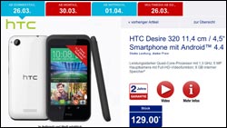 HTC Desire und LG 80: 2 Handy-Schnäppchen bei Aldi